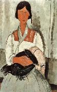 Amedeo Modigliani, Gypsy Woman and Girl